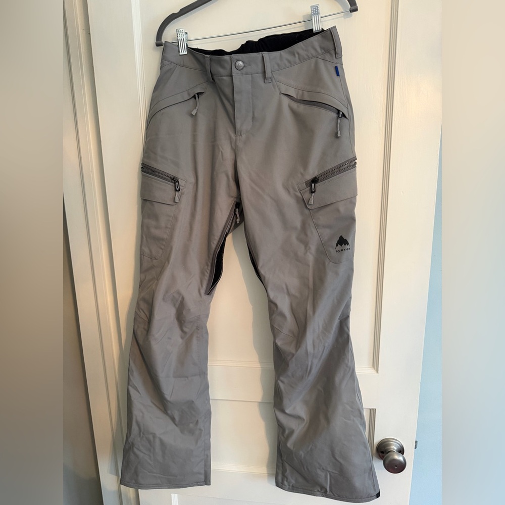Burton Snowboard Ski Pants Gray Small RN 87380